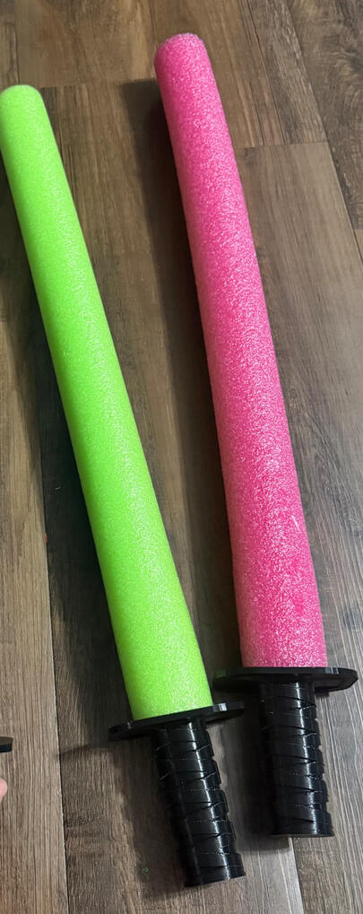 Pool Noodle Swords